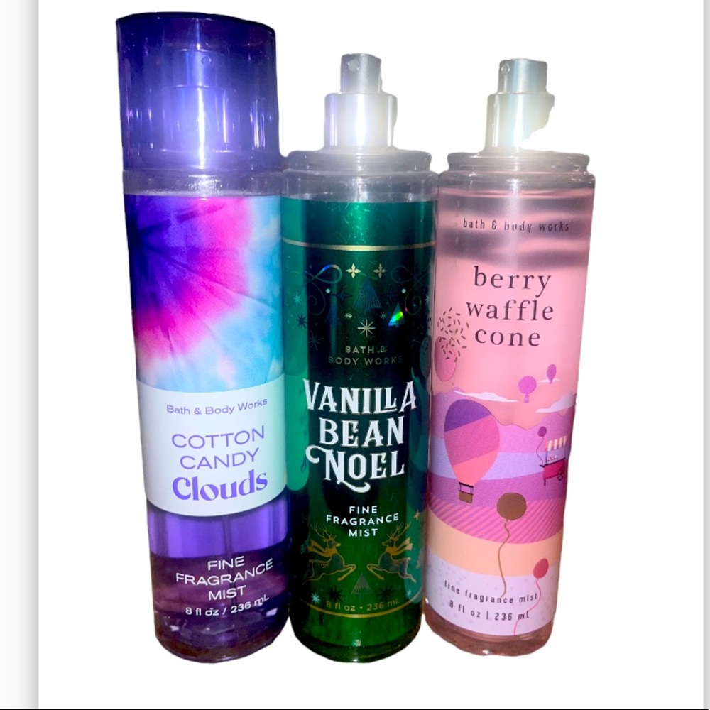Bath and body works body sprays